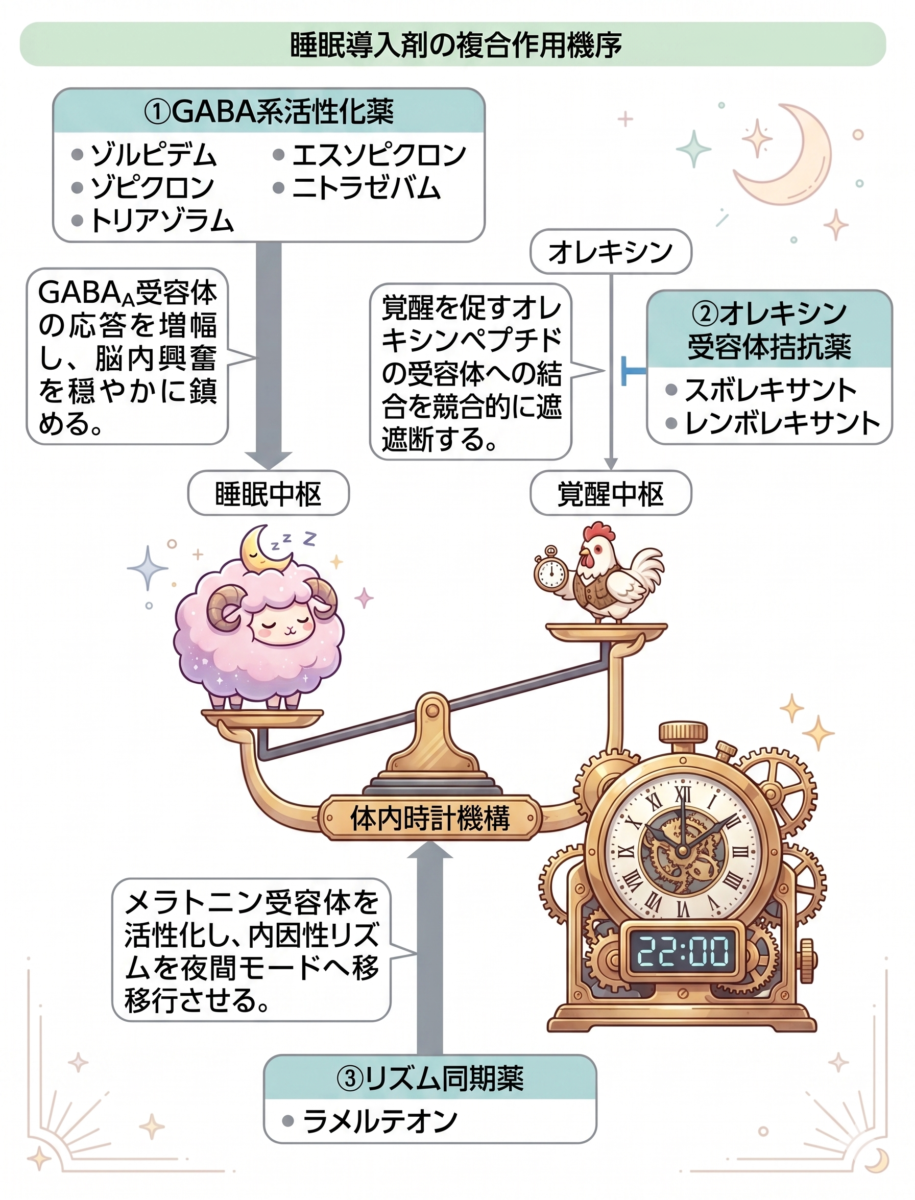 睡眠薬の作用機序