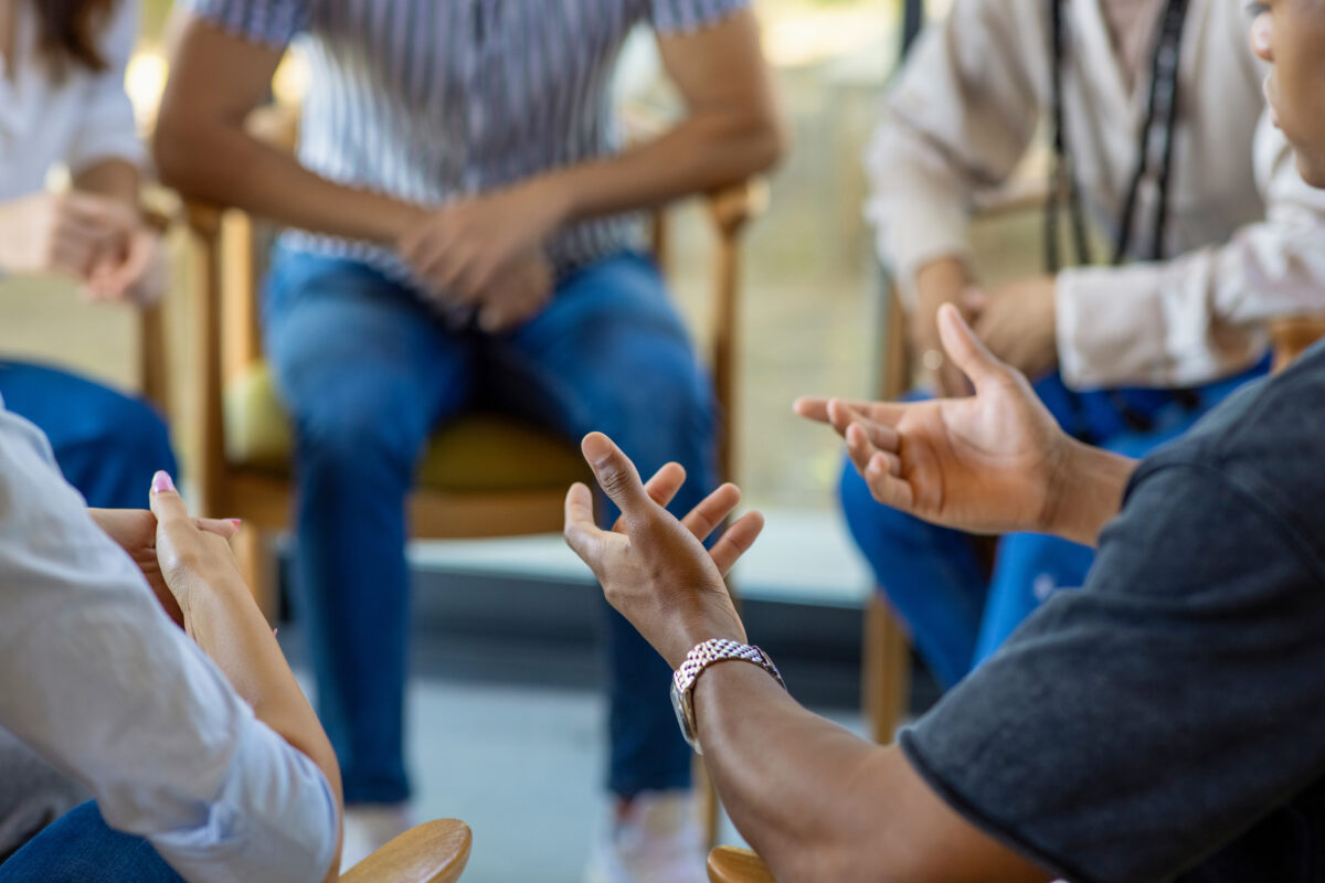 自助会のミーティング